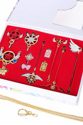 Cardcaptor Sakura: Clear Card Sakura Schlüsselanhänger Anstecknadel Cosplay Requisite - cosplaycartde